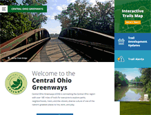 Tablet Screenshot of centralohiogreenways.com
